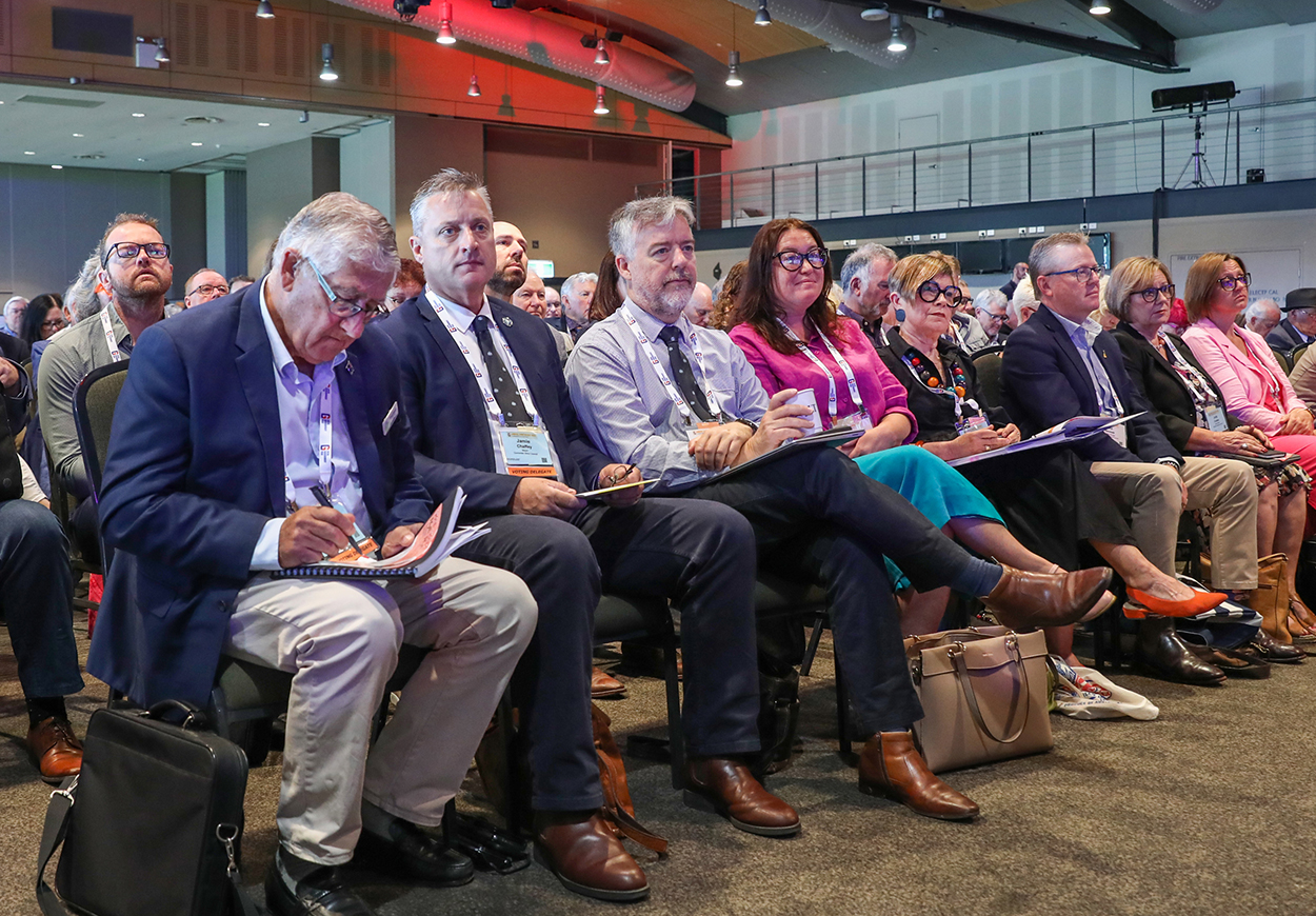 Row of Councillors at Conference